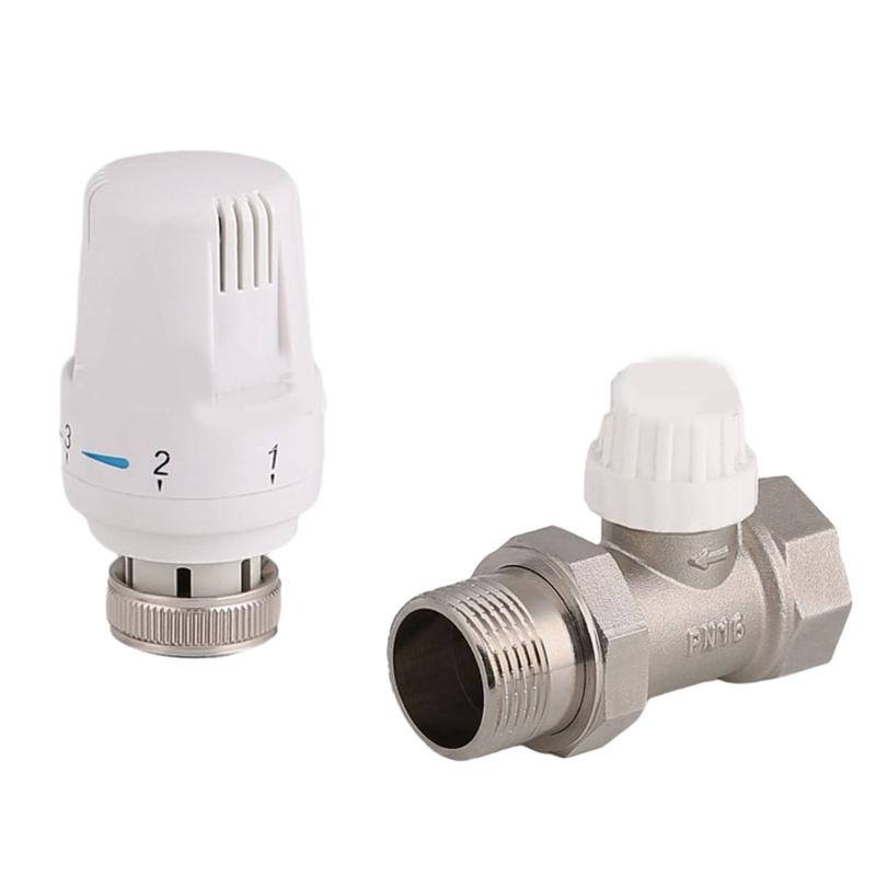Product Introduction of Automatic Thermostatic Radiator Valve G1/2 G3/4 Angle Valve for Heating 27