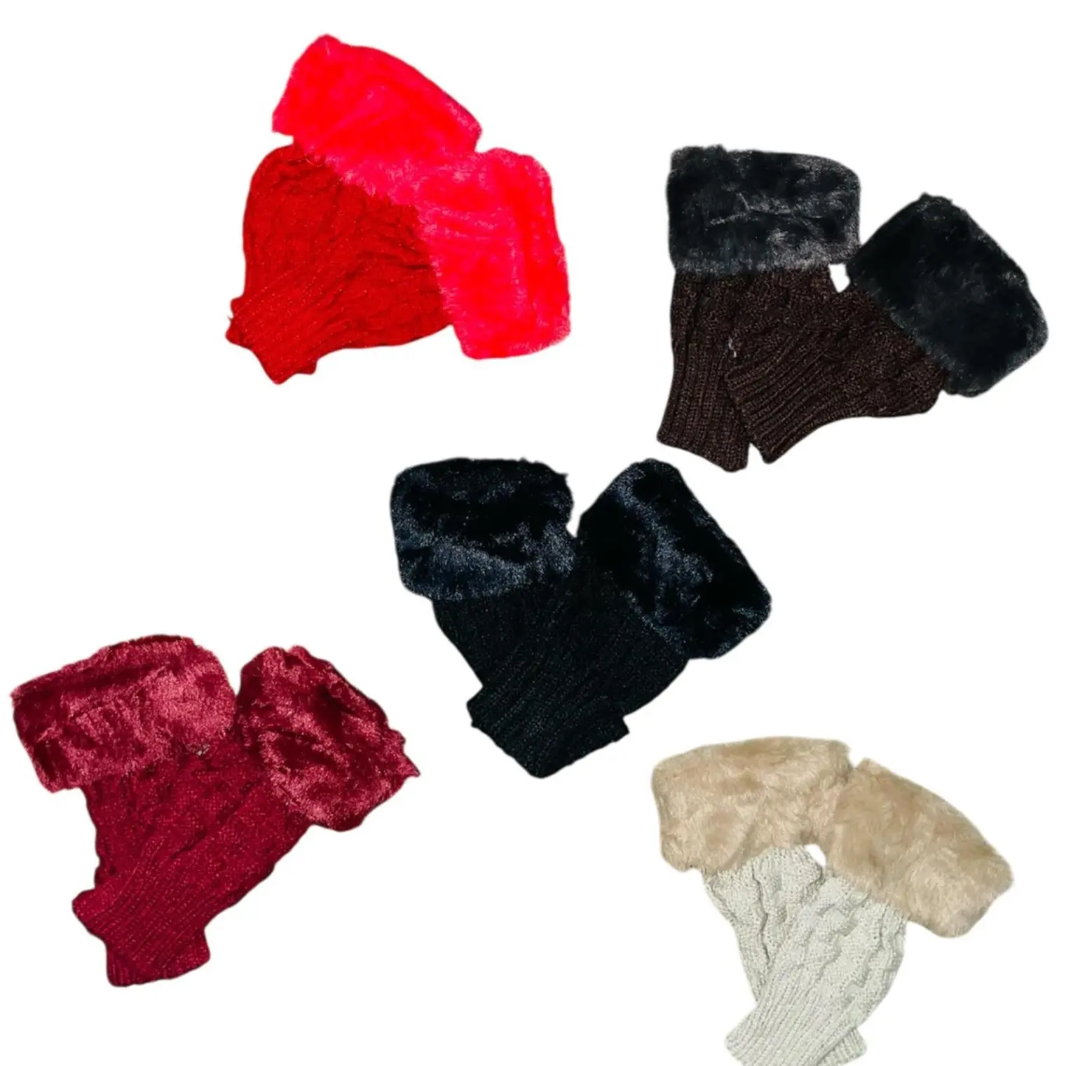 Kids' Winter Gloves with Cozy Fleece & Pure Wool for 8-22 years Old