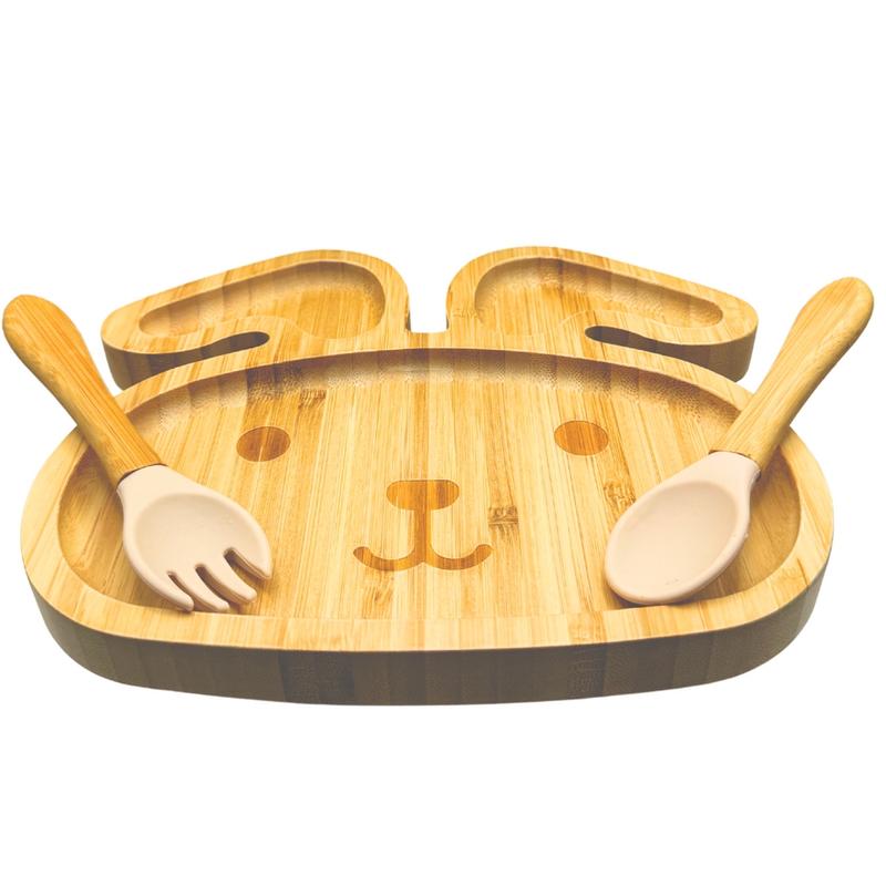 NEW! Beige Rabbit 4 Piece Set 1