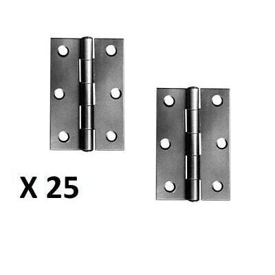 Perry Shield Grade CE7 SELF COLOUR 3" Certifire Fire Door Butt Hinge with Spun Pin - FD60 (NO SCREWS) 4