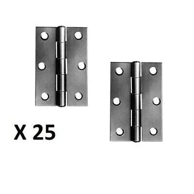 Perry Shield Grade CE7 SELF COLOUR 3" Certifire Fire Door Butt Hinge with Spun Pin - FD60 (NO SCREWS) 4