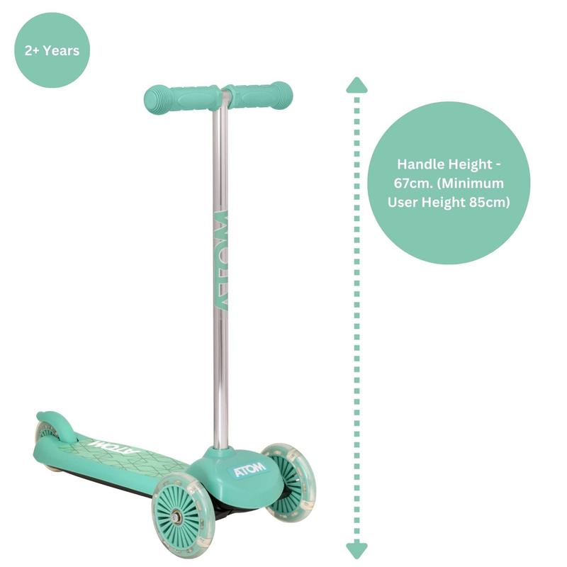 ATOM Light-Up Move 'N' Groove Scooter - Green 4