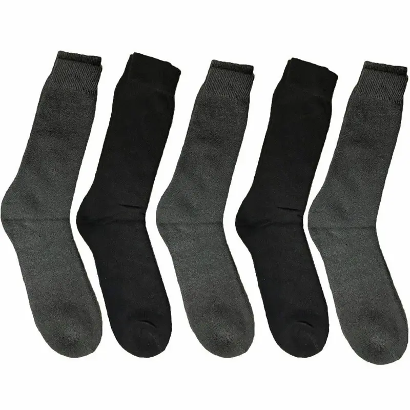 5,10 Pairs Pack Mens Work Boot Socks Thick Warm Outdoor Builders Winter Thermal 6-11 Menswear work  socks winter  socks Day Medium Cotton Tropical Cotton Nylon 2