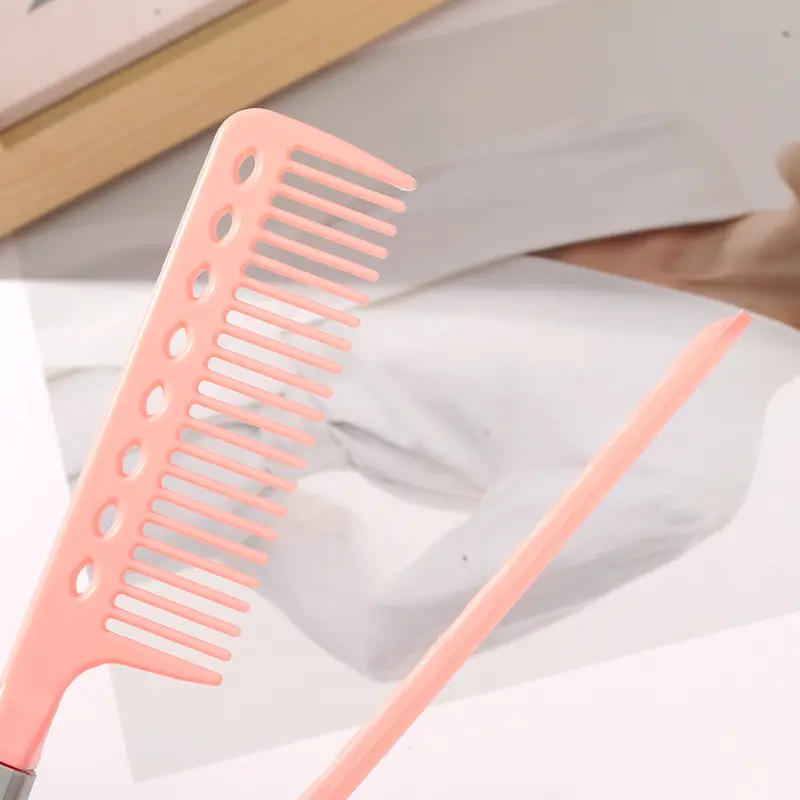 V-shaped straight hair comb, plywood comb, foldable hair styling comb, natural hair root fluffy artifact, straightening comb Haircare Heatless 3