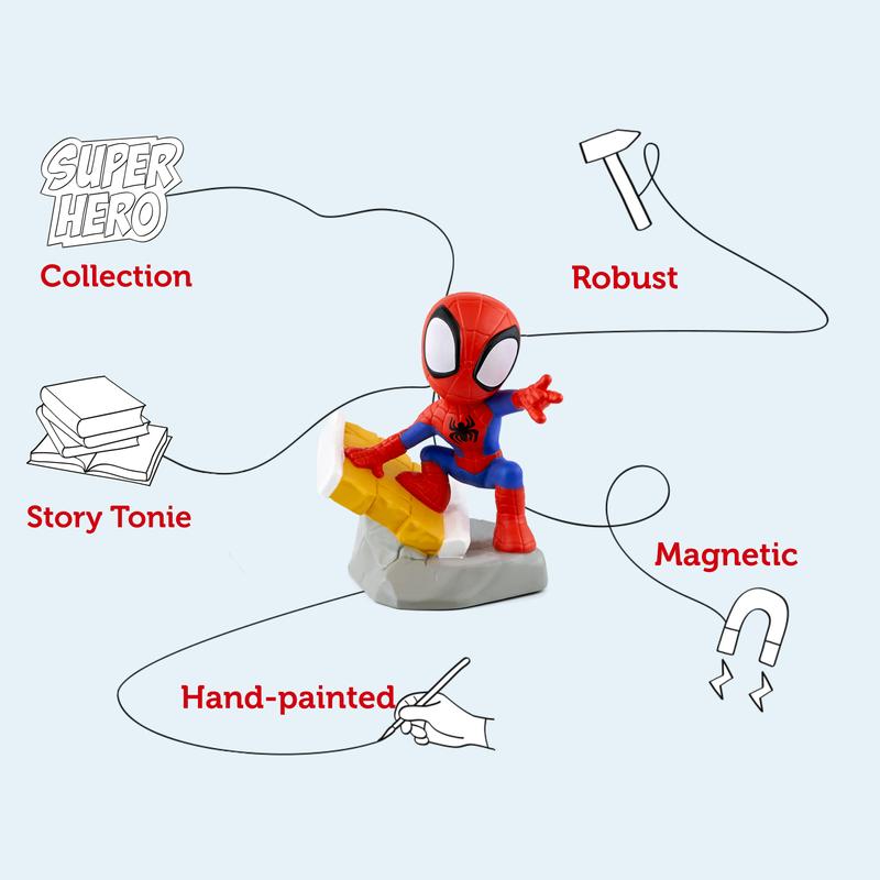 TONIES Spidey & his Amazing Friends: Spidey Classic Tonie Audio Figurine 2