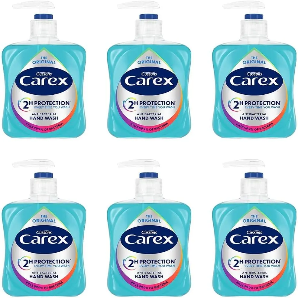 Original Antibacterial Hand Wash, Clean & Protect Hands, Bulk Buy, Pack of 6 x 250 ml (Packaging may vary) Cleansing Nail