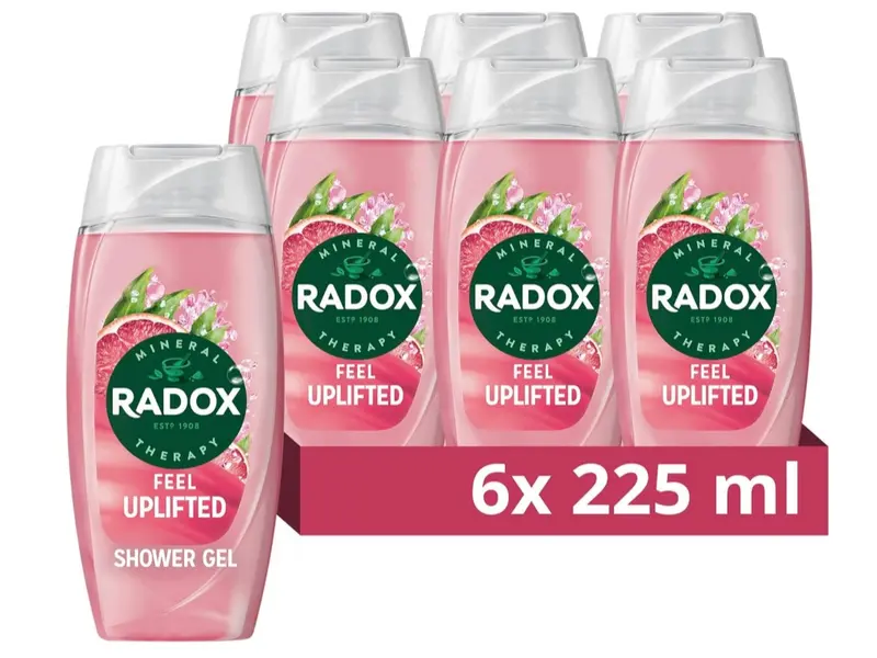 Mineral Therapy Feel Uplifted Shower Gel with Grapefruit & Ginger Scent - 225 ml (Pack of 6) 0