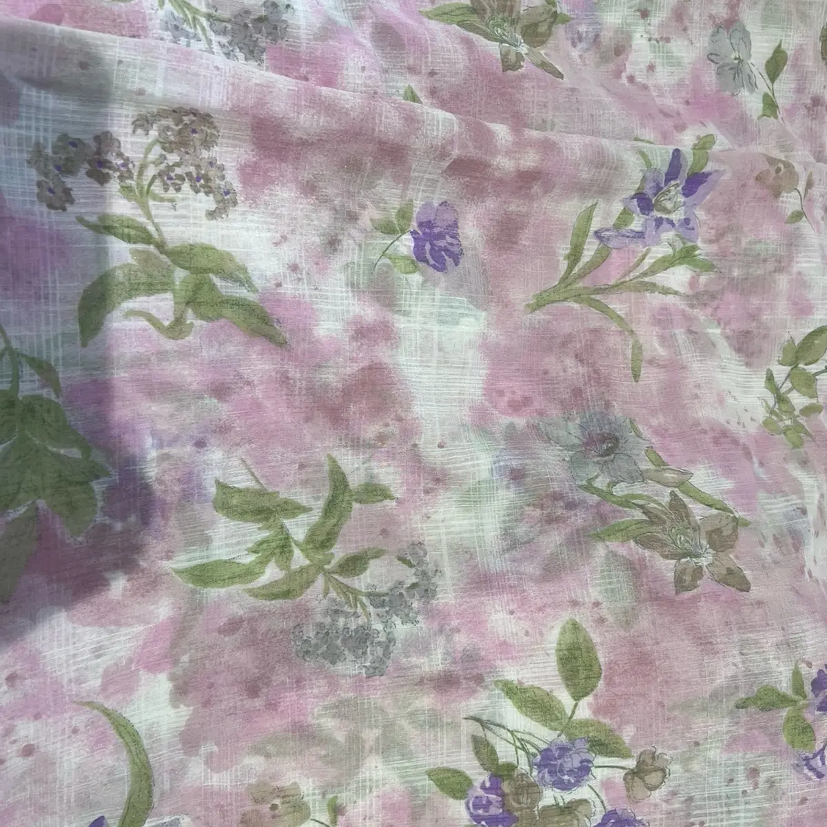 Flowery Chiffon Saree Womenswear