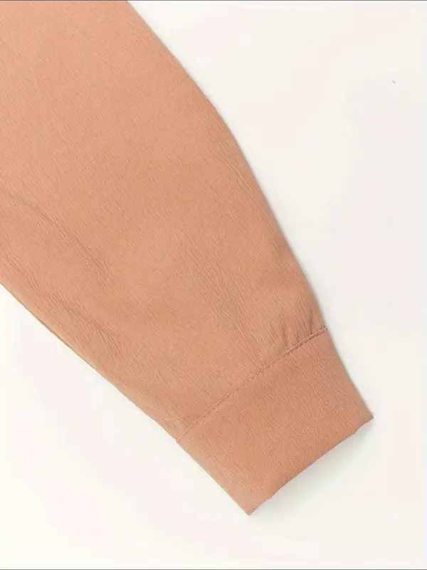Plus Size button front dress, casual collared long sleeve dress, Womenswear Comfortable Elegant Style Lady Casual Wear Summer 5