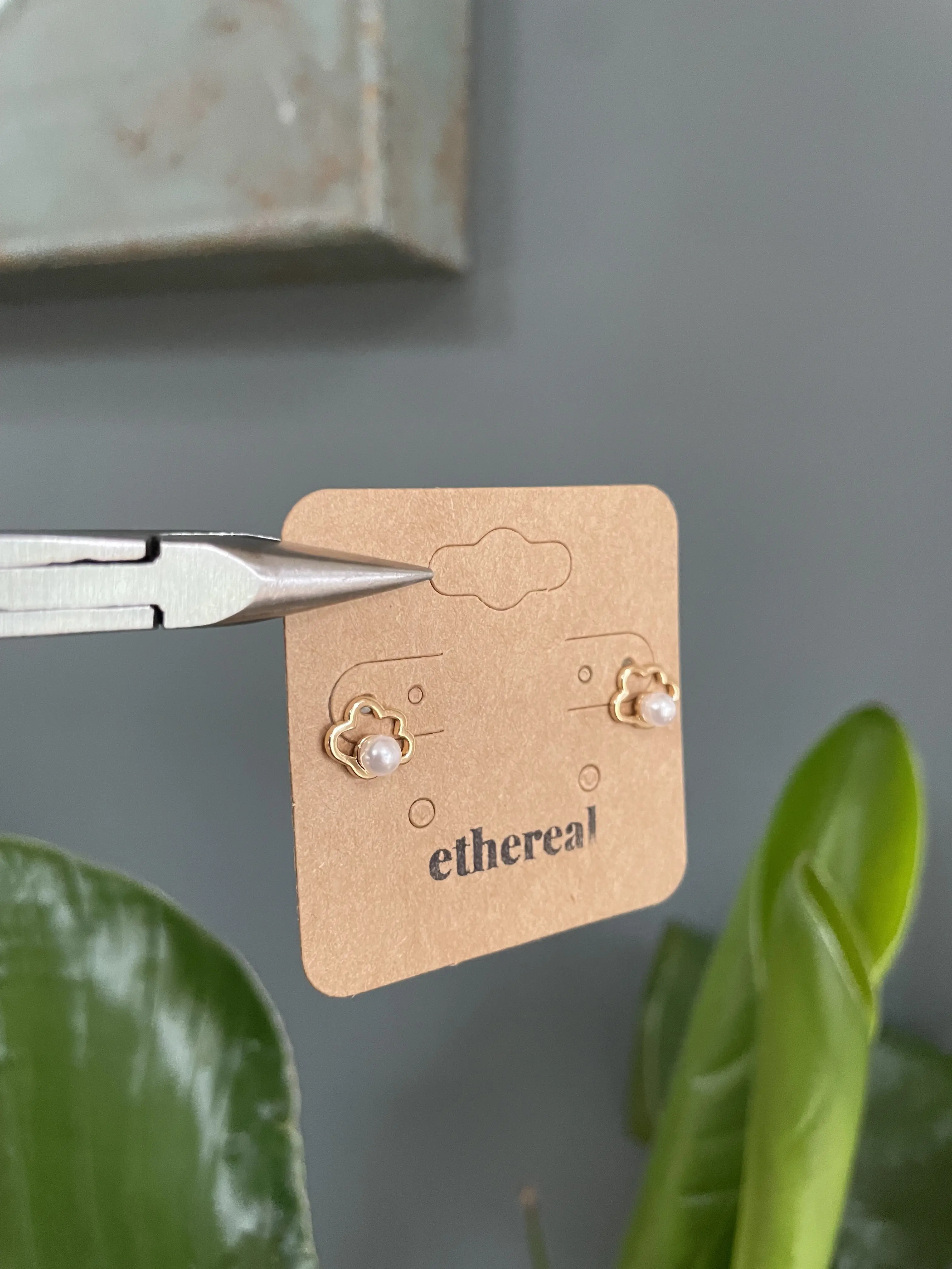 Little Faux Pearl Cloud Stud Earrings | Stud Earrings | Perfect for Everyday Wear | Dainty Earrings | Affordable Jewellery | Ethereal Jewellery | Gift Ideas for Her | Perfect Christmas Present