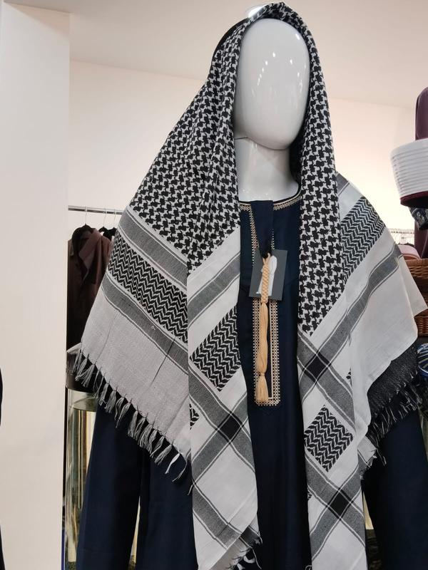 Shemagh Keffiyeh Scarf Arab Palestine Mens Women Palestinian Head Neck Wrap 4