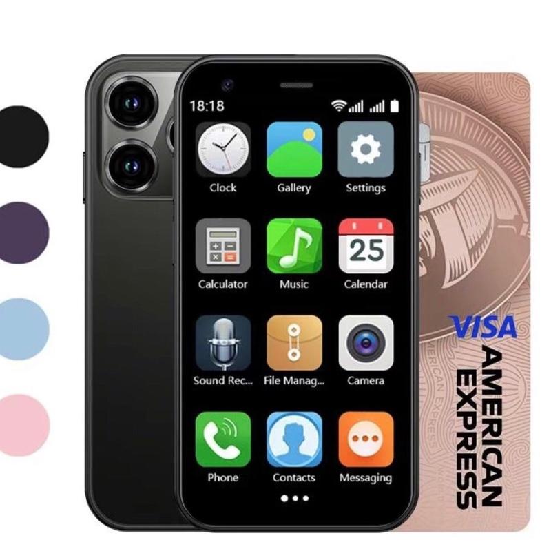 Portable Mini Smartphone - Dual SIM 3G Android 8.1 2GB + 16GB GPS Bluetooth-compatible WiFi - 3.0 Inch Smartphone - Cellphone 0