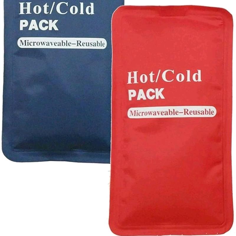 Hot and cold gel packs -  Compact - Soothing -  pack of 2 - for inflammation and muscle strains. 2