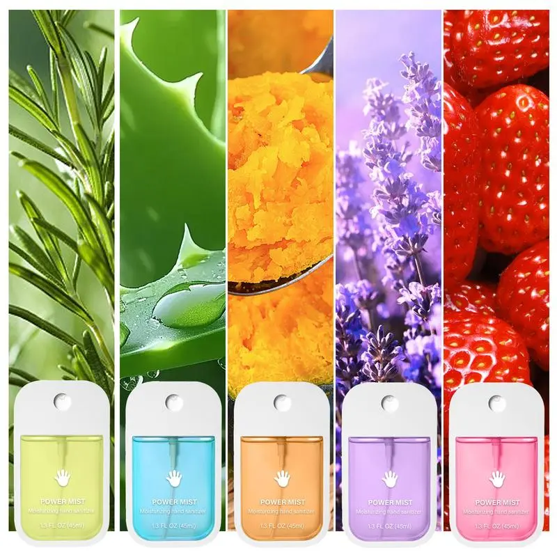 Women's Hydrating Hand Sanitizer Mist: Alcohol-Free, Moisturizing Formula - Perfect for On-the-Go Cleanliness, Available in Single or 6-Pack 1