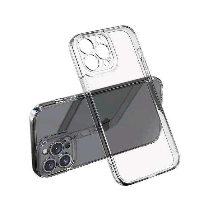 Shockproof Transparent Full Cover Phone Case (1 Count), Decorative Phone Protector Cover, Phone Accessory Compatible With iPhone 15 , 15 pro and 15 pro max Accessories Protection Silicon Silicone Durable Protective Cellphone Casing Smartphone 0