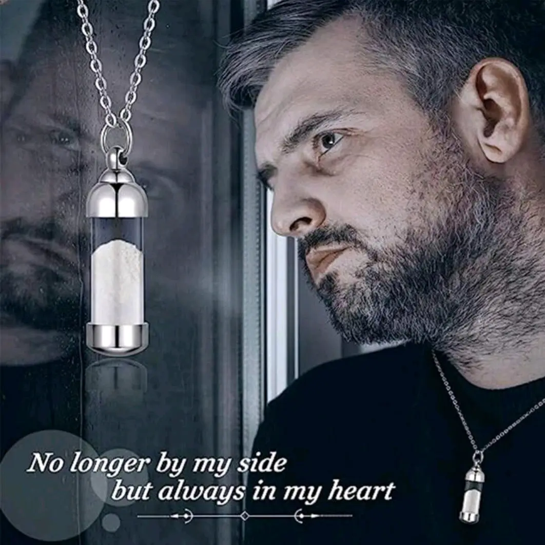 Man's Urn Necklace and Pendant - Elegant and Stylish