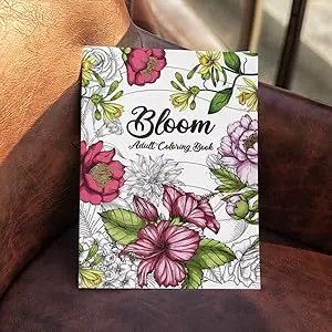 Bloom Adult Coloring Book: Beautiful Flower Garden Patterns and Botanical Floral Prints 8