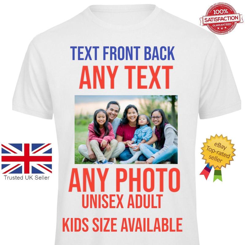 Personalised Custom Printed T shirt Your Photo Printed Round Neck Shortsleeve Top Breathable Fabric Menswear T-Shirt Tshirt Classic Tee Comfy 0
