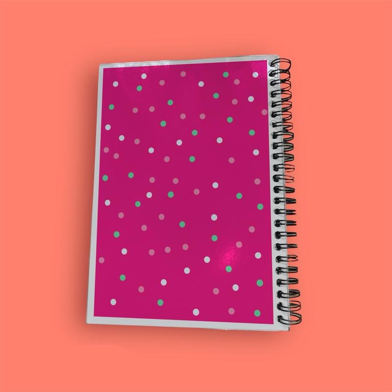 Georgia Notebook (Cherry Drop) In Sizes A4/A5, Hardback/Fully Laminated 3