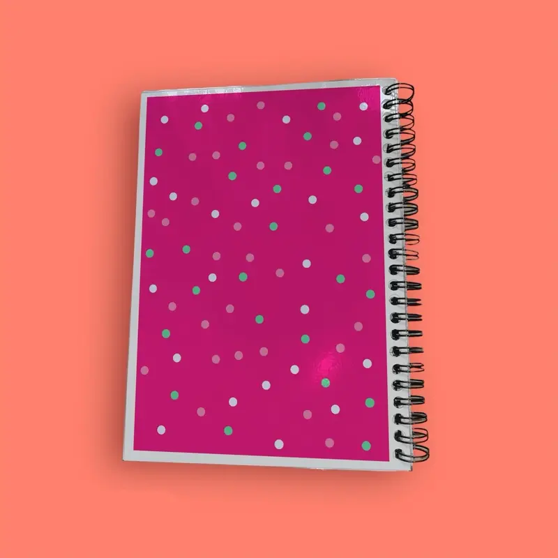 Georgia Notebook (Cherry Drop) In Sizes A4/A5, Hardback/Fully Laminated 3