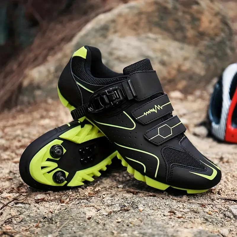 Breathable Men's Cycling Shoes, Compatible With SPD Pedals, Suitable For Mountain Biking And Racing Sports. 5