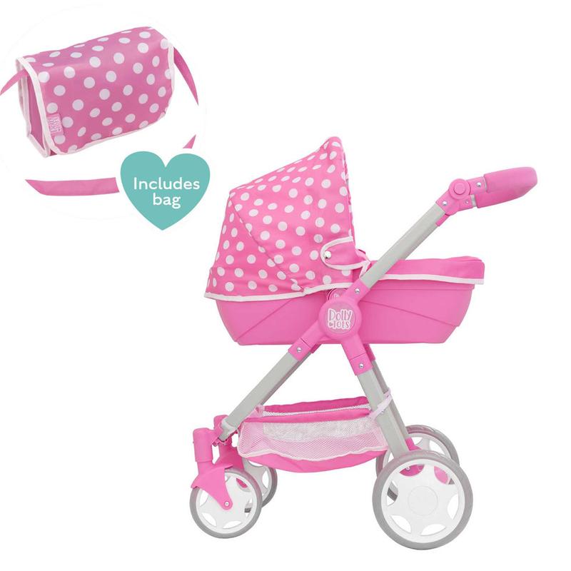 Dolly Tots Junior Roamer Dolls Pram 6