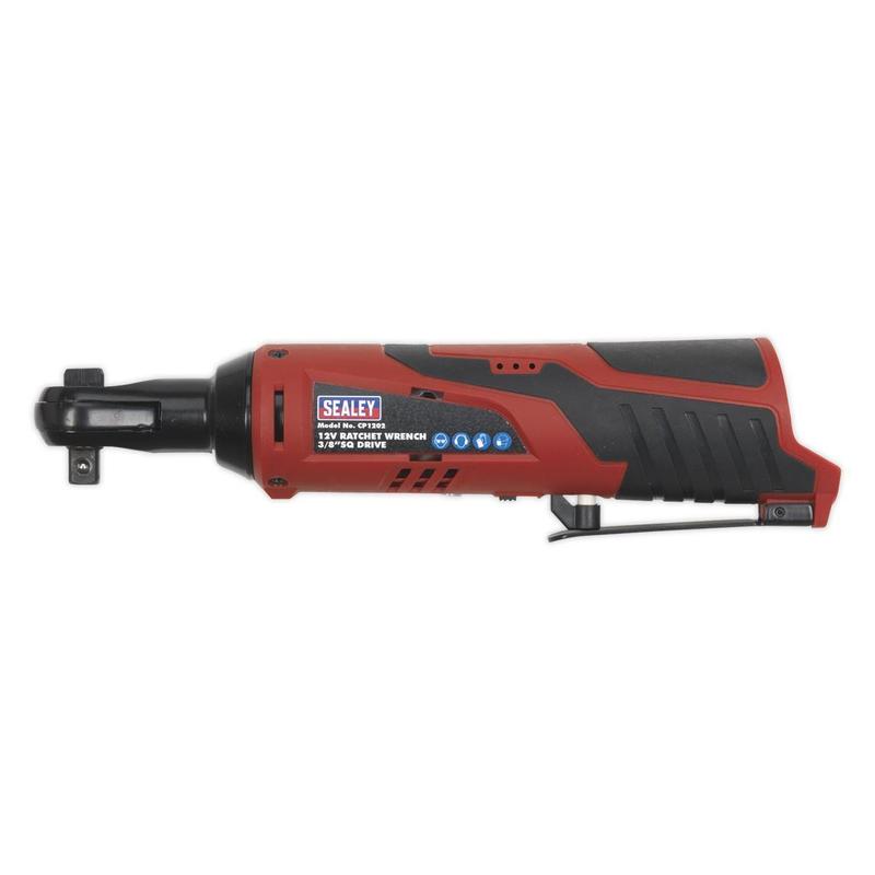 Sealey SV12 Series 3/8"Sq Drive Cordless Ratchet Wrench 12V - Body Only CP1202 6