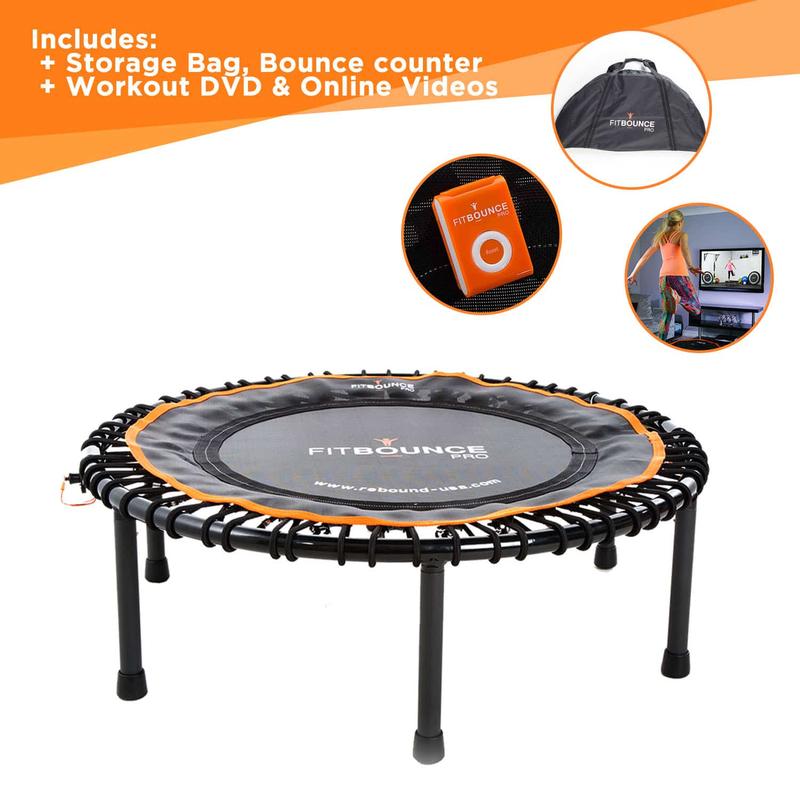 Fit Bounce Pro II Bungee Sprung Rebounder Trampoline 3
