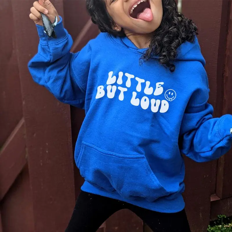 Little But Loud Kids Hoodie 1