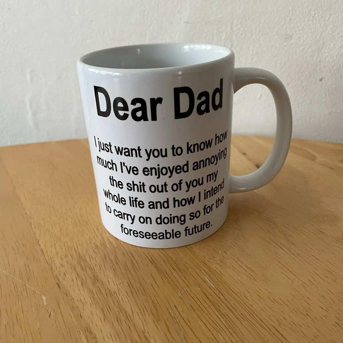 Dear Dad Mug Ceramic Drink