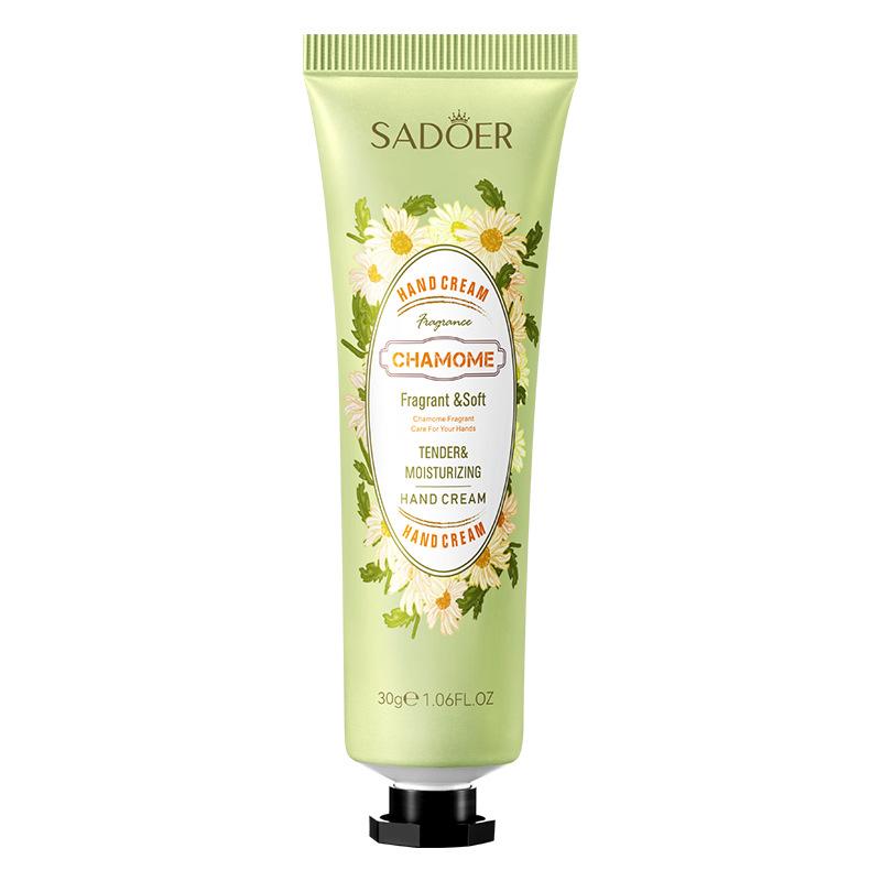 GOOD [Luxury Gift 1] Random Fruit Fragrance, Fruit Hand Cream SADOER Rose Chamomile Hand Cream 30g 8