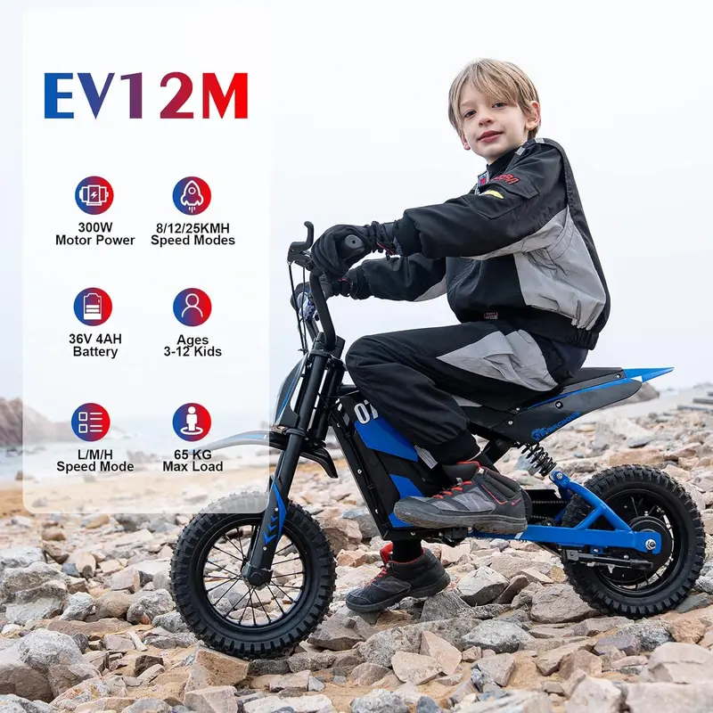 EVERCROSS EV12M Motorcycle Electric Dirt Bike for Kids 3-12 YEARS 1