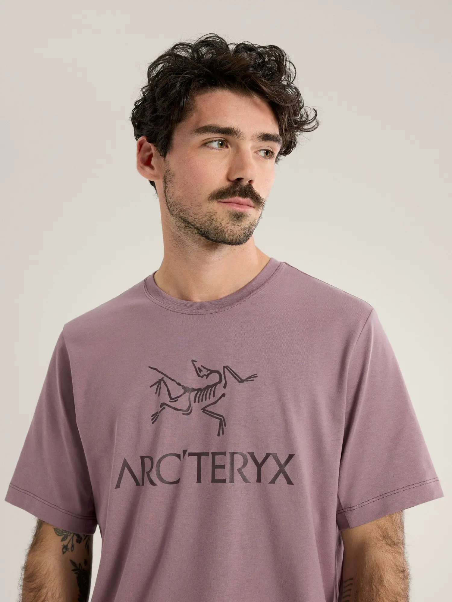 Arc'Word Logo Shirt SS Men's, Naturally soft short-sleeve tee
