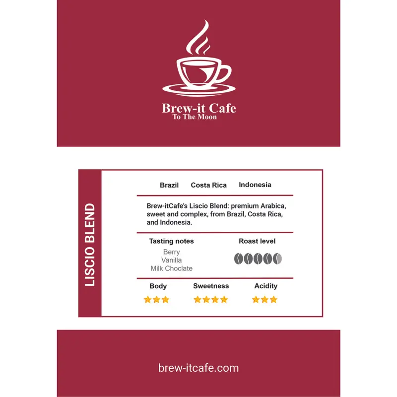 Brew-itCafe Liscio Blend 1