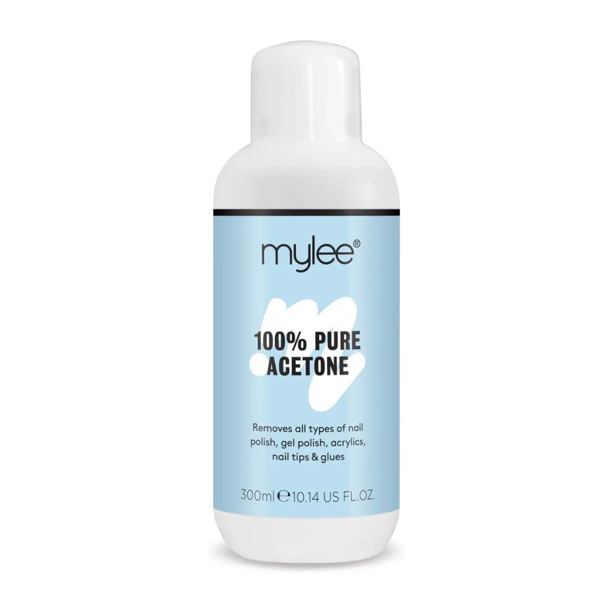 100% Pure Acetone Gel Nail Polish Remover for UV/LED, Gel Soak Off, Removes All Types of Nail Polish, Gel Polish, Acrylic, Gels, Nail Tip & Glue