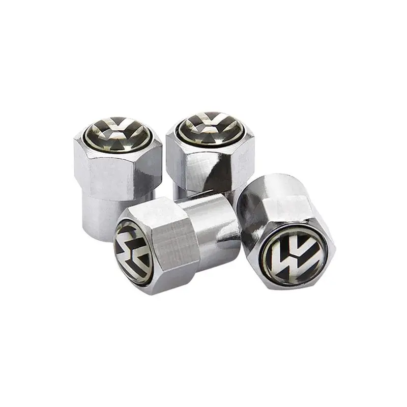 Volkswagon VW Dust Valve Caps - Universal fit in Chrome 0