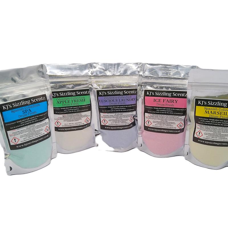 Washing Machine Drum Fresh Approx. 65g KJs Sizzling Scentz Household Cleaner 0