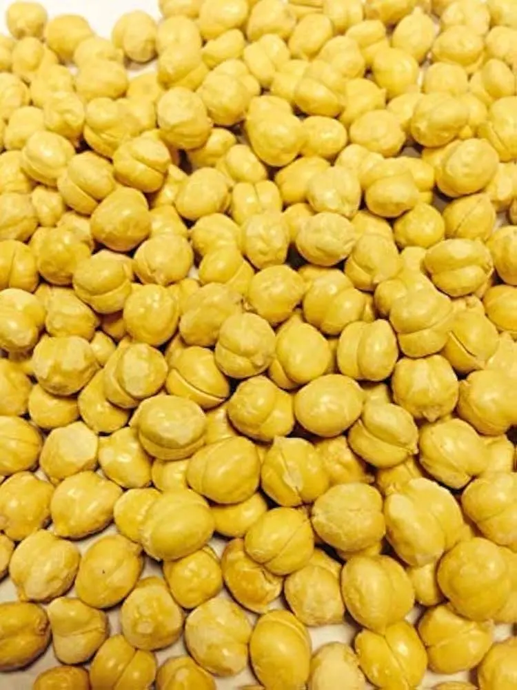 Roasted Skin Removed Chana (Chickpeas) | Iranian Nutritious Snack Natural Protein Taffy