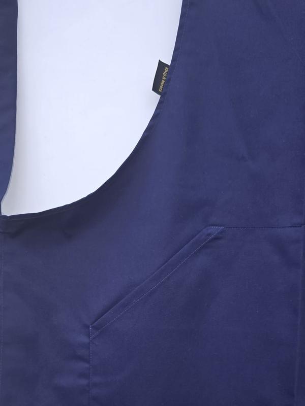 cleaning cloths Adjustable navy blue   Apron with Pocket Cooking Kitchen Chef Aprons for Women Men Kitchen Butchers BBQ Restaurant Gift Catering Cotton Comfortable Gift Catering Unisex Cotton Comfortable Pack reusable pots with buckle birth pretty 3