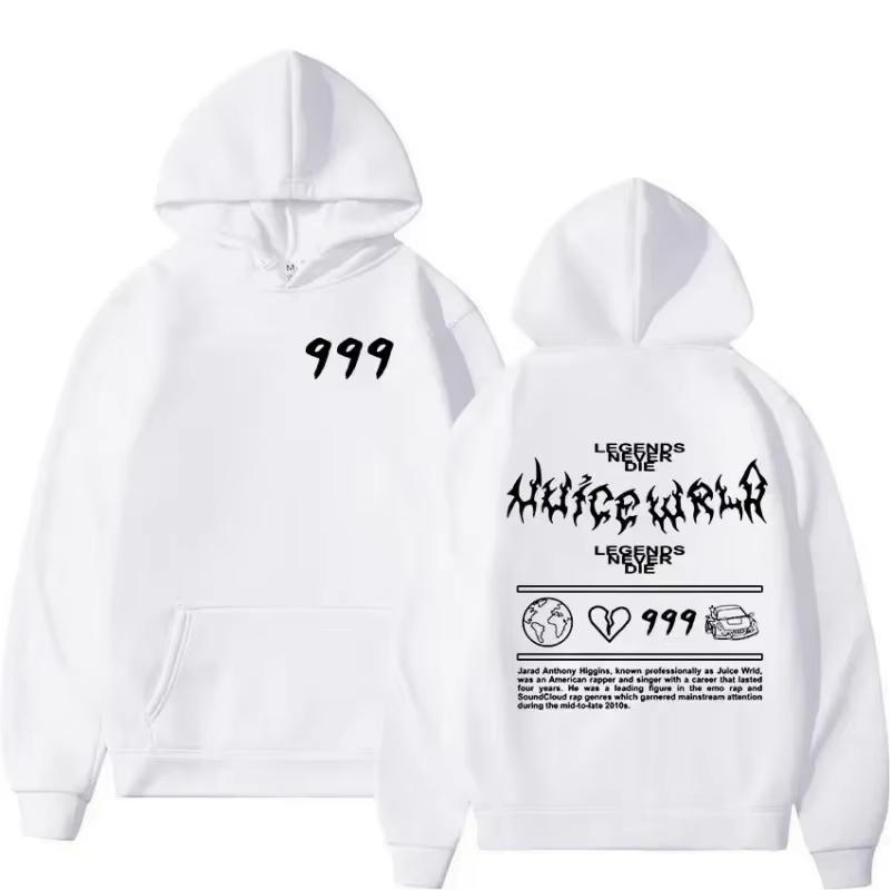 Product Introduction of Juice WRLD Hoodies Men Women Hooded Sweatshirts Fashion Hip Hop Casual Pullovers Autumn Boys Girls Black Streetwear Juicewrld Menswear Tops Long Sleeve 6
