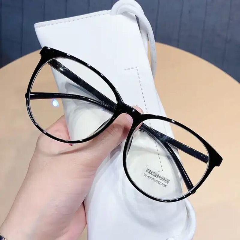 Stylish Oval Blue Light Blocking Glasses for Enhanced Gaming Experience Oversized Glasses 1