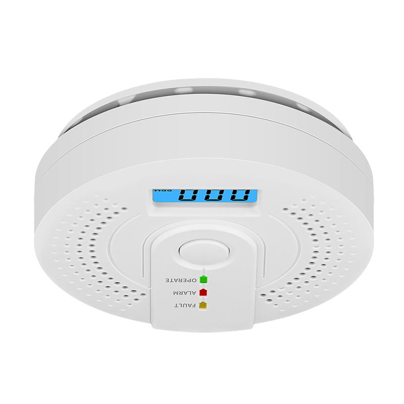Carbon Monoxide Detector, CO Detectors with LED Indicator & Silence Button, EN 5 6