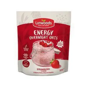 Strawberry Energy Overnight Oats (300g, 1KG) | Vegan & Gluten Free
