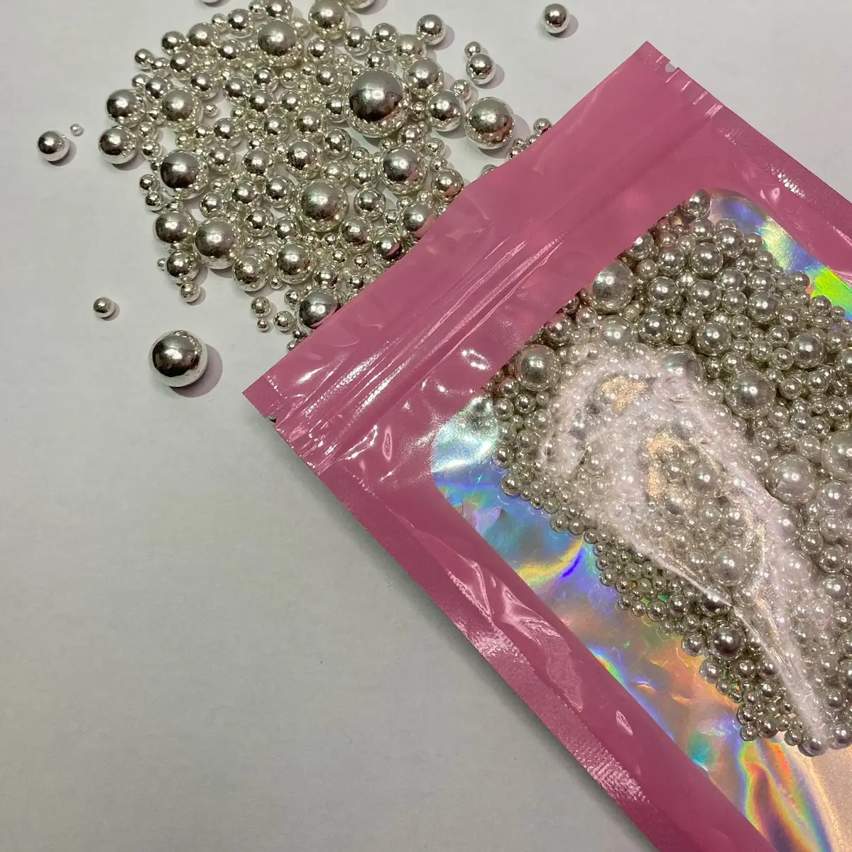 Silver sprinkles Baking Bake