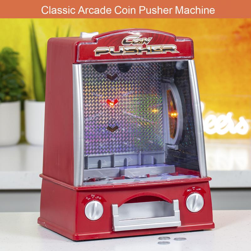Global Gizmos Arcade Coin Pusher Game - Fairground Game - Tipping Point Penny Arcade 1