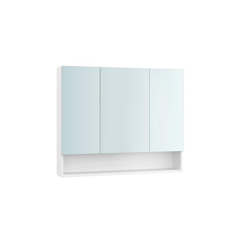 VASAGLE Bathroom Mirror Cabinet, Bathroom Cabinet with Mirror, Wall Mirror Cabinet, Open Compartment, Adjustable Shelves 6