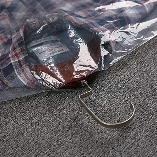 Product Introduction of 30 Pack Clear Plastic Clothes Covers 35.4inch Dry Cleaning Hanging Dust Proof Garment Bags for Home Storage Clothing Stores & Dry Cleaners. Transparent Lightweight 46