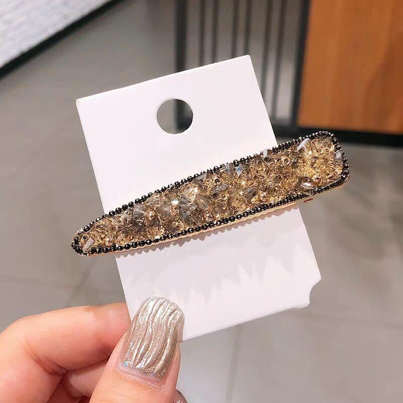 Crystal Embeded Luxurious Hairclip, Perfect Mother's Day Gift, Natural Stones, Heavy Duty, Thick Hair, Unisex, Detangle Hair, No Hair Loss, Hair Accessory, Bobby Pins, Quality All Purpose Occasion  Modern Trendy Various Color hair  grip 3
