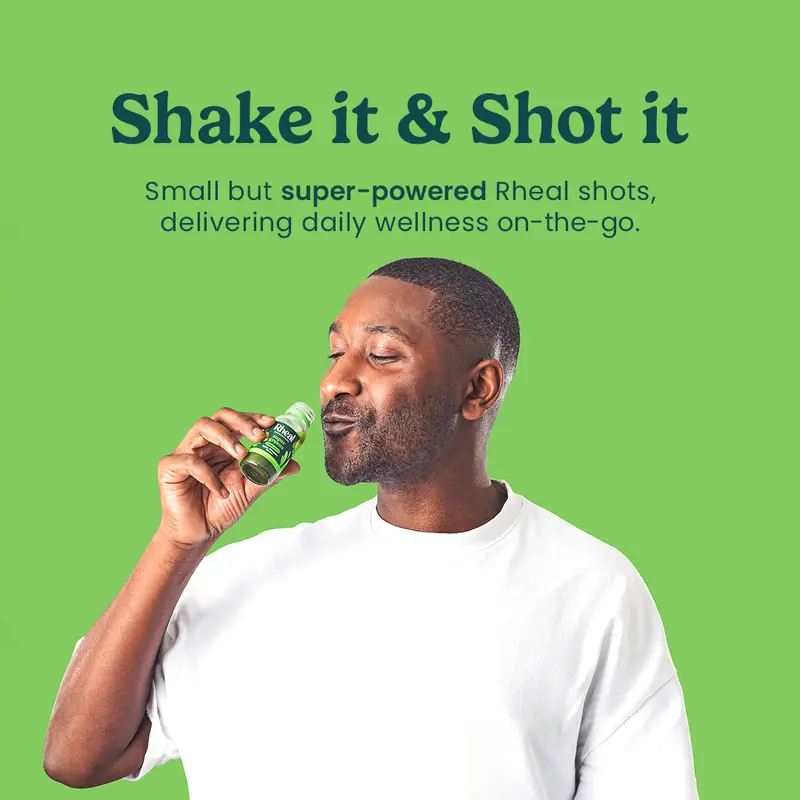 Rheal Super Greens Shot: Daily Immunity Shots (14 Day Supply) 4