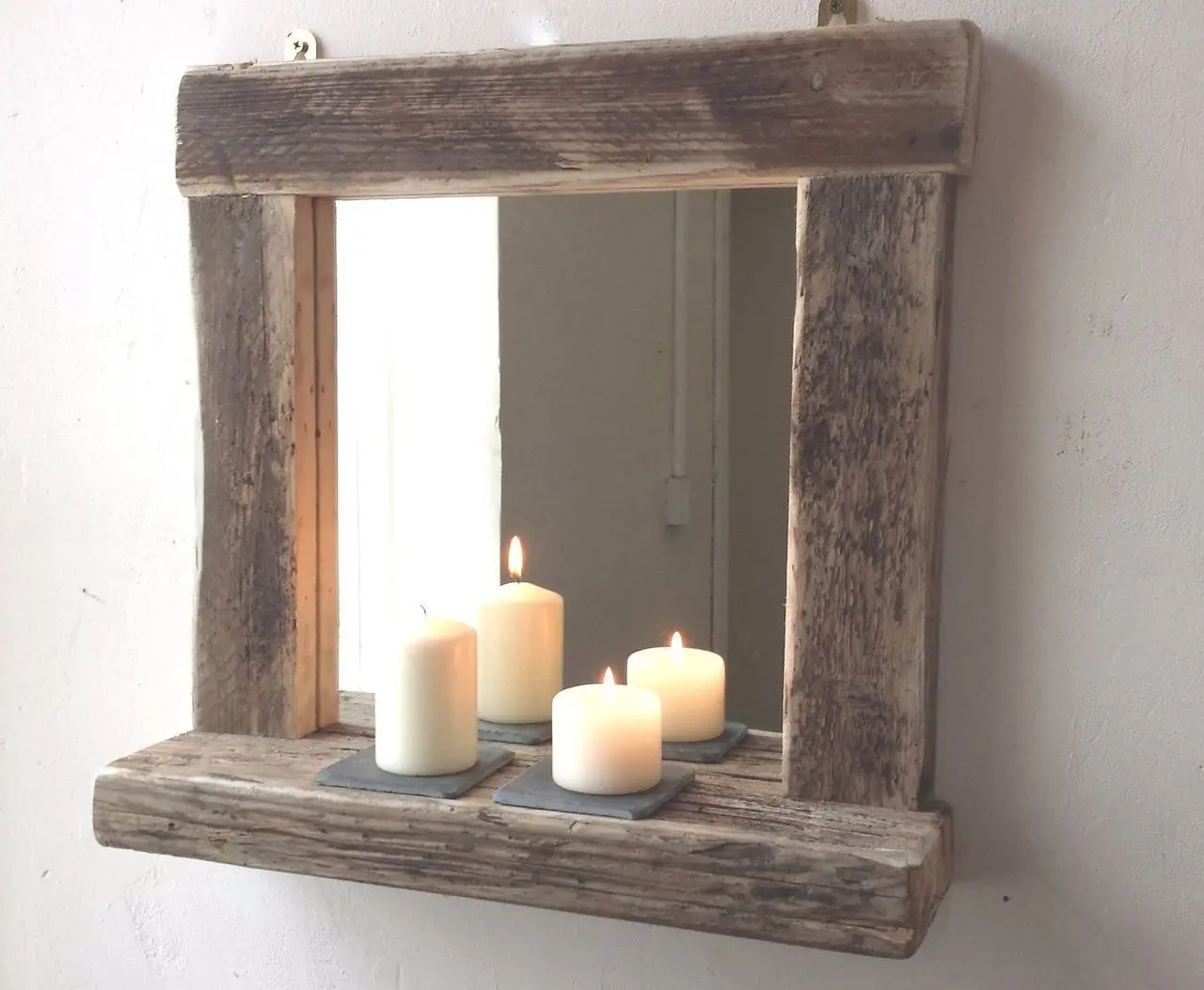 "Crosbie" Driftwood mirror